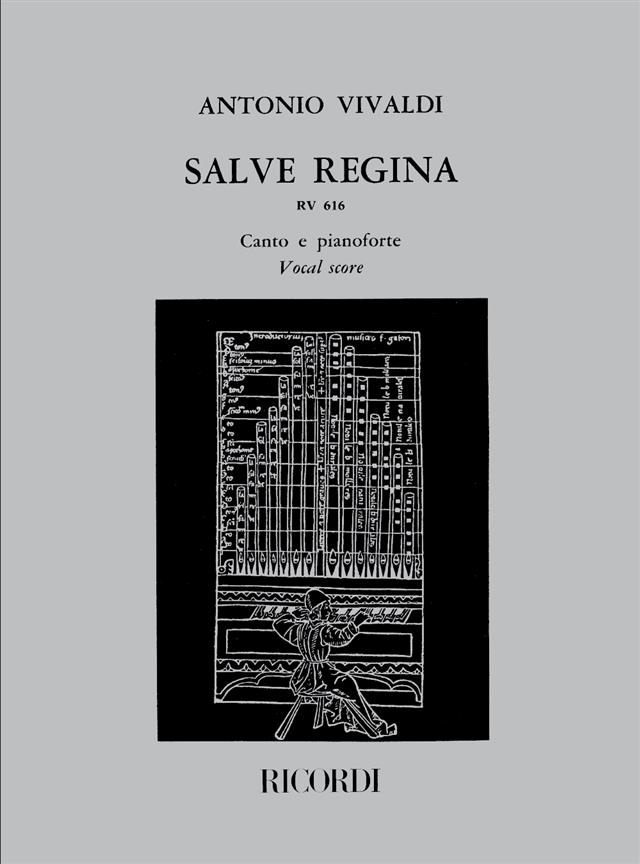 Salve Regina Rv 616 - pro zpěv a klavír